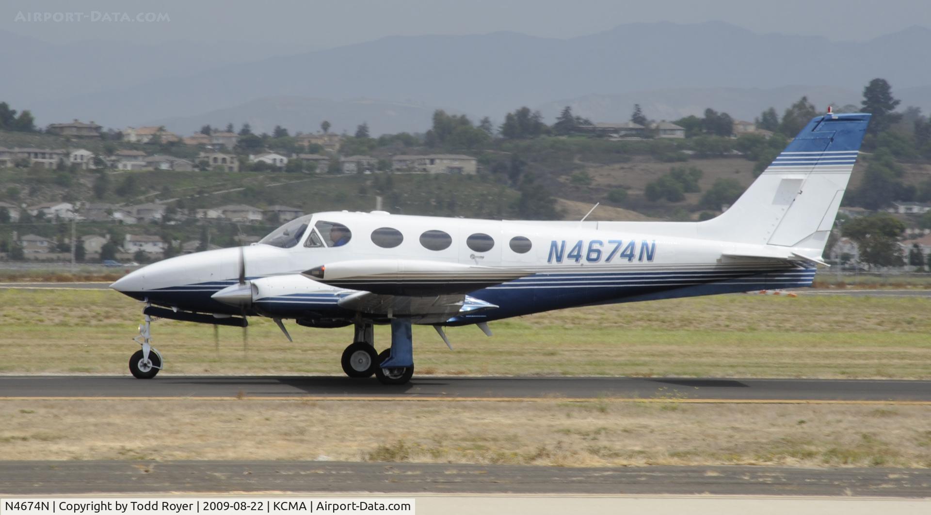 N4674N, 1980 Cessna 340A C/N 340A1023, CAMARILLO AIR SHOW 2009