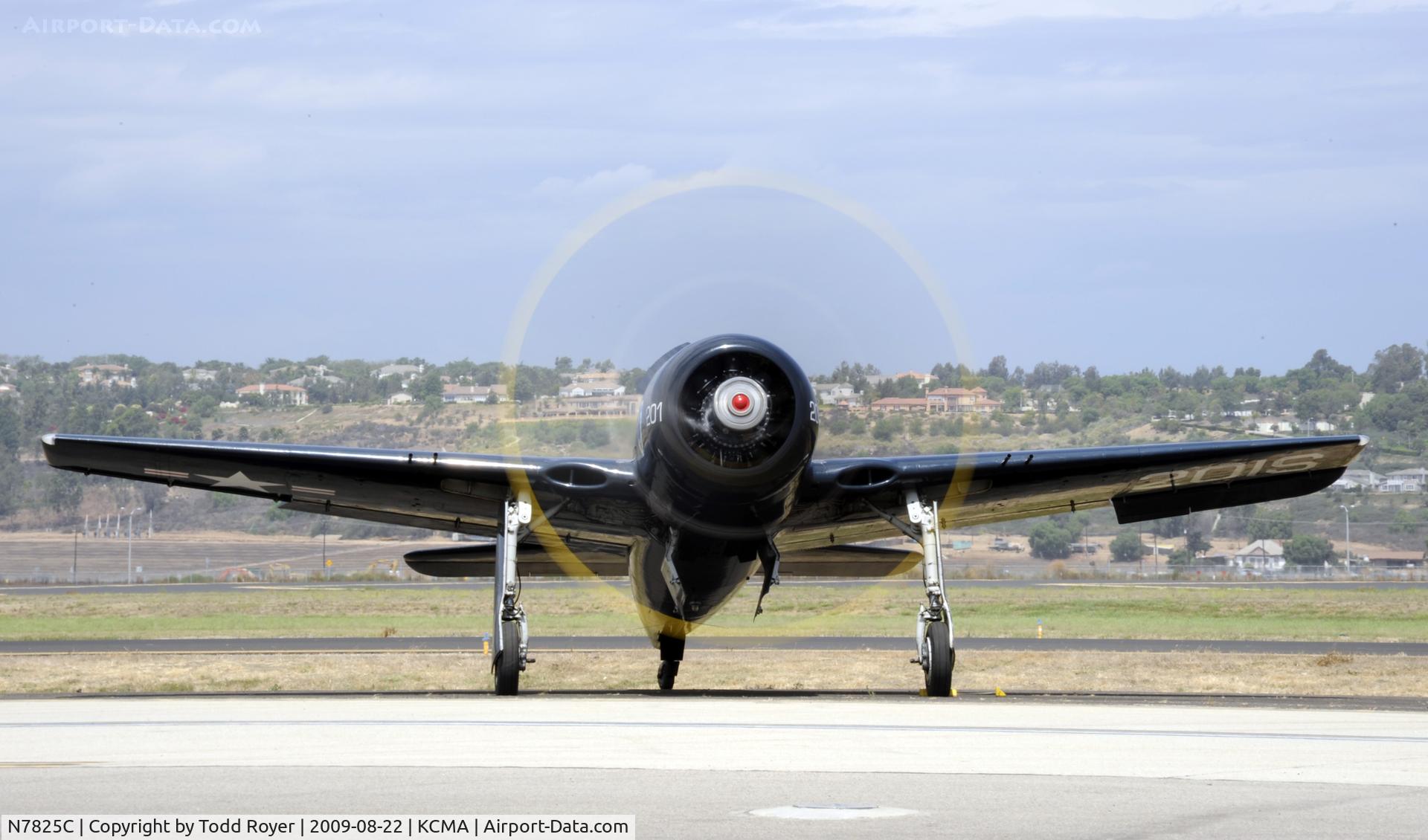 N7825C, 1948 Grumman F8F-2 (G58) Bearcat C/N D.1227, CAMARILLO AIR SHOW 2009