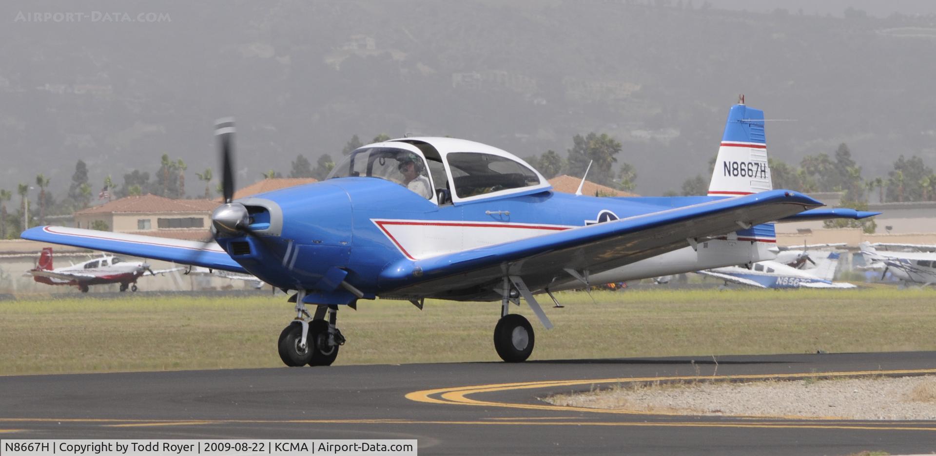 N8667H, 1947 North American Navion C/N NAV-4-667, CAMARILLO AIR SHOW 2009