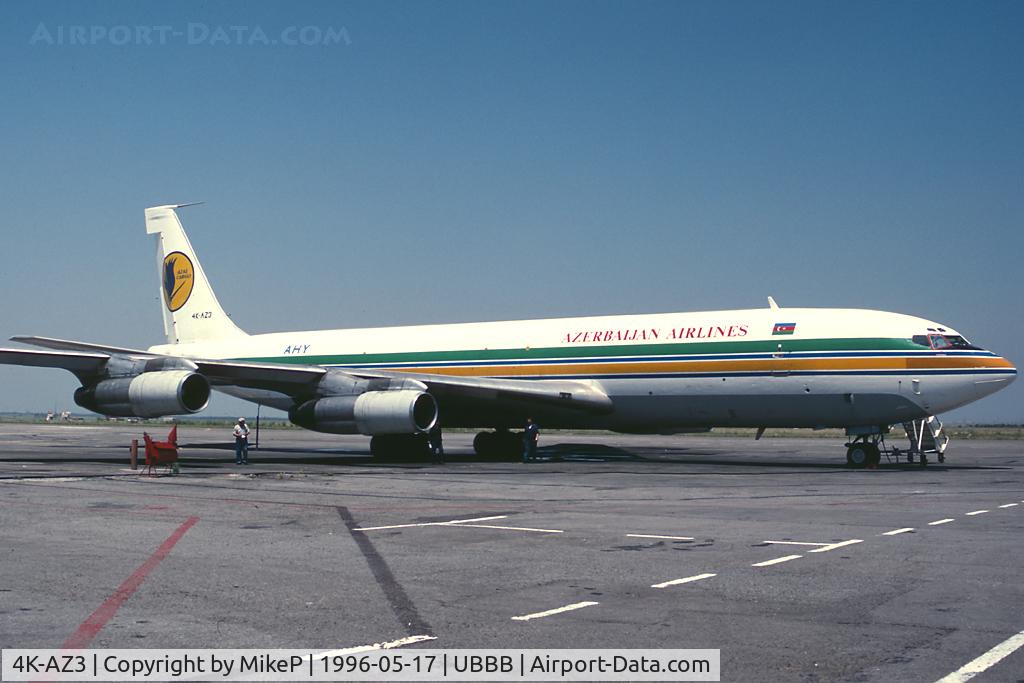 4K-AZ3, Boeing 707-341C C/N 19321, This aircraft was scrapped at Southend, England during June 2003.