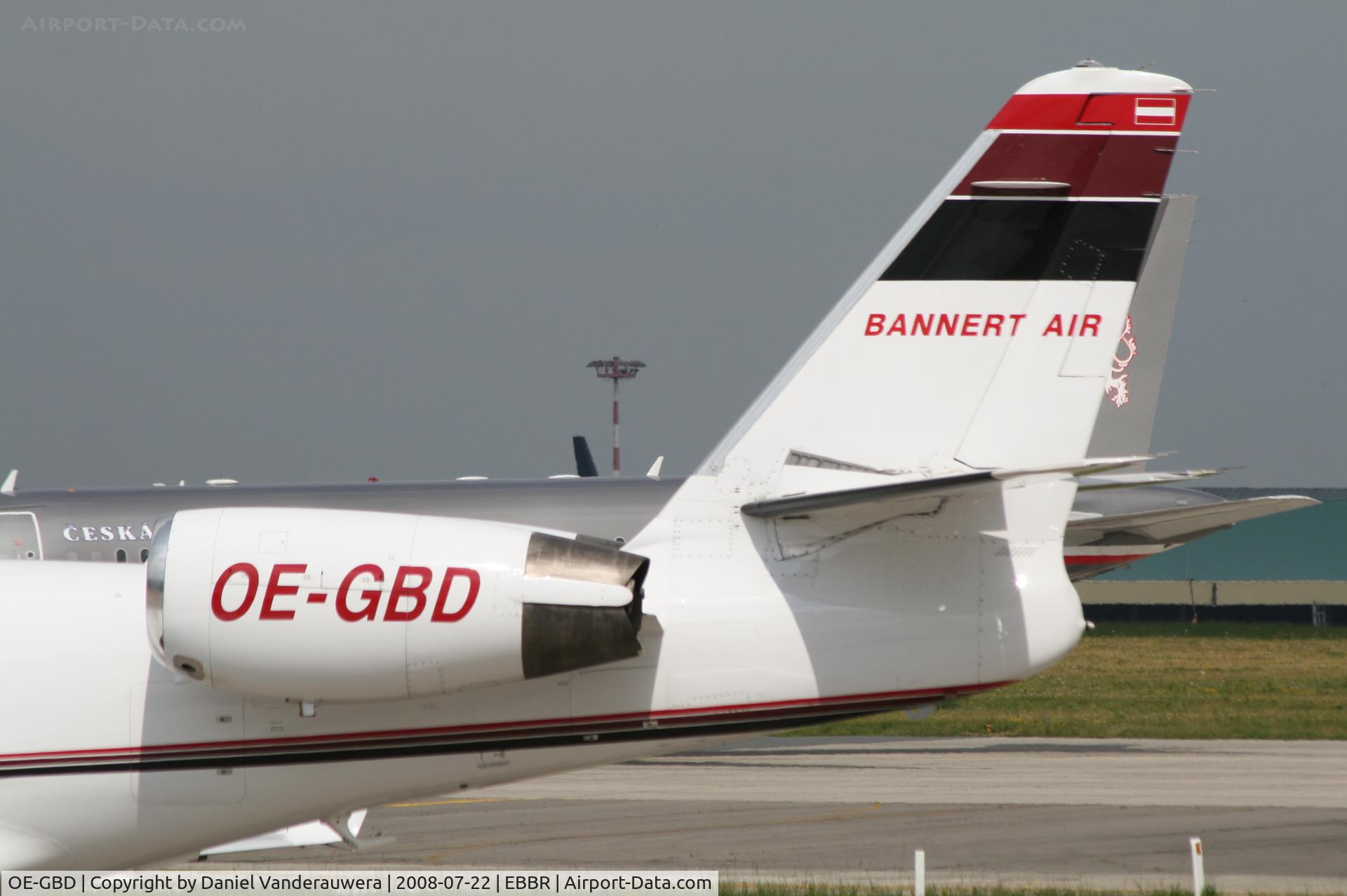 OE-GBD, 2000 Israel Aircraft Industries IAI-1125A Astra SPX C/N 133, Parked on G.A. apron