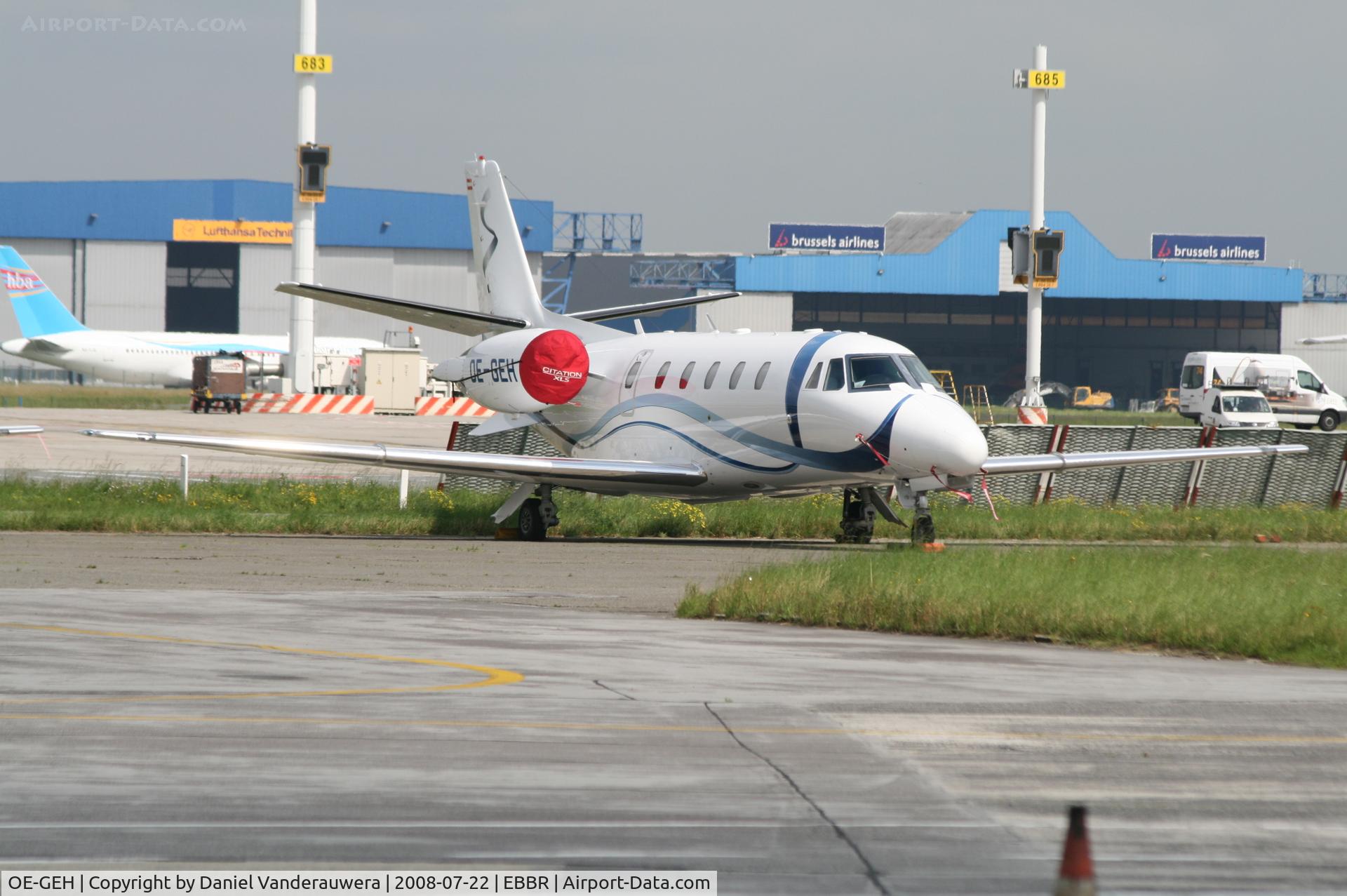 OE-GEH, 2008 Cessna 560XLS Citation Excel C/N 560-5755, Parked on G.A. apron