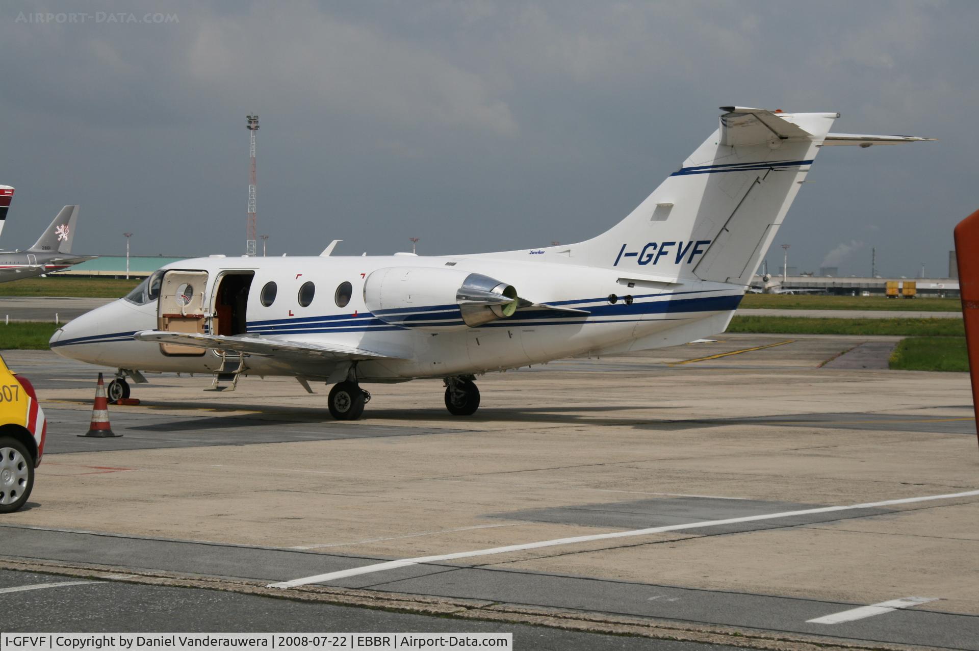 I-GFVF, 2006 Raytheon Hawker 400XP C/N RK-499, Parked on G.A. apron
