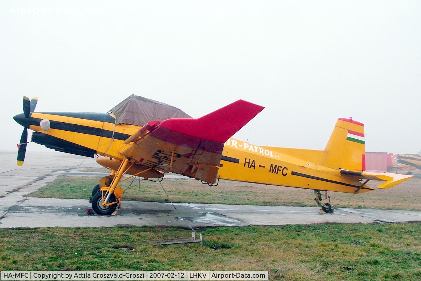 HA-MFC, 1989 Let Z-137T Agro-Turbo C/N 030, Hungary-Kaposújlak airport.