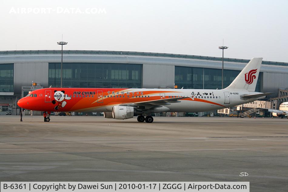 B-6361, 2008 Airbus A321-213 C/N 3523, Air China A321