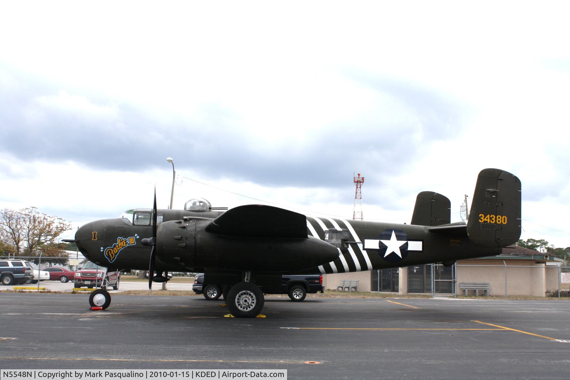 N5548N, 1943 North American B-25H Mitchell C/N 98-21107, North American B-25H
