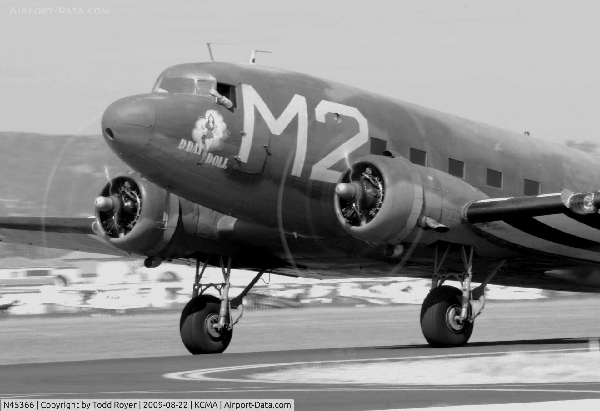 N45366, 1943 Douglas C-53D-DO Skytrooper (DC-3A) C/N 11757, CAMARILLO AIR SHOW 2009