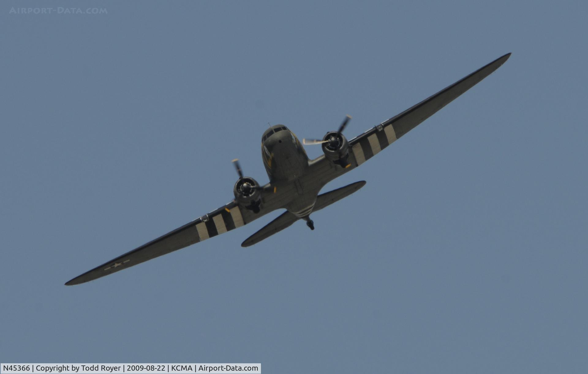N45366, 1943 Douglas C-53D-DO Skytrooper (DC-3A) C/N 11757, CAMARILLO AIR SHOW 2009