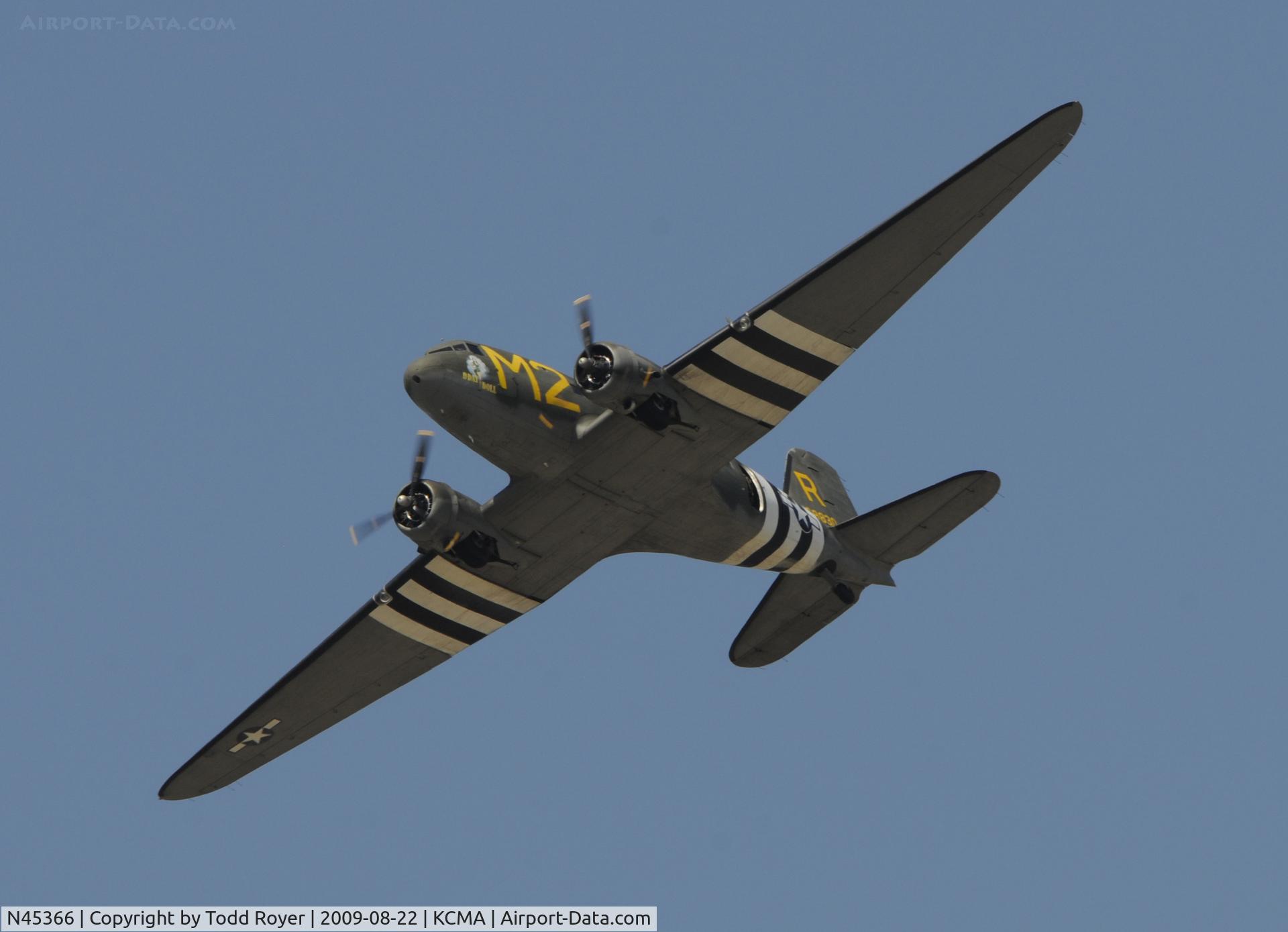 N45366, 1943 Douglas C-53D-DO Skytrooper (DC-3A) C/N 11757, CAMARILLO AIR SHOW 2009