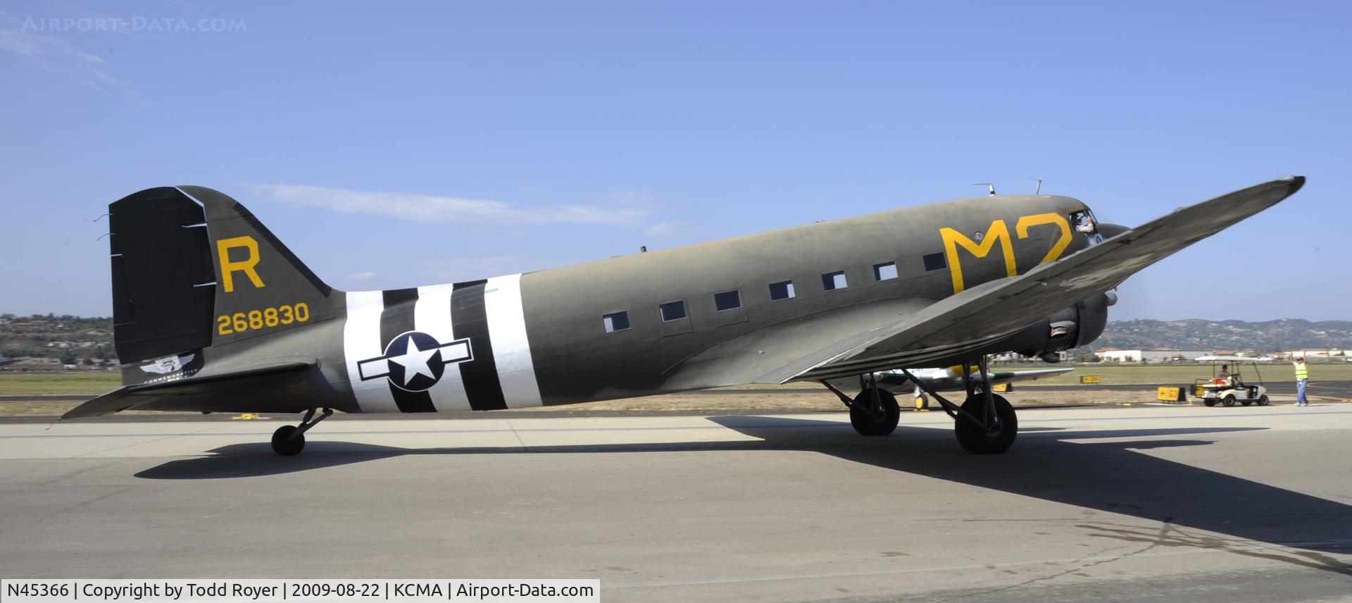 N45366, 1943 Douglas C-53D-DO Skytrooper (DC-3A) C/N 11757, CAMARILLO AIR SHOW 2009