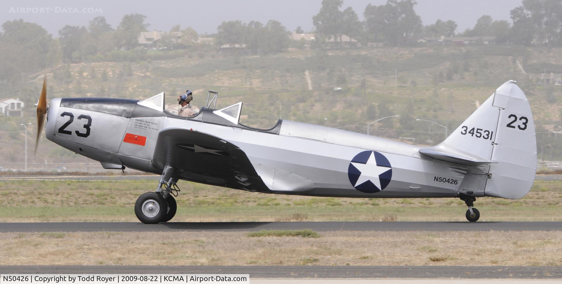 N50426, 1943 Fairchild M-62A-3 Cornell II C/N T43-5197, CAMARILLO AIR SHOW 2009