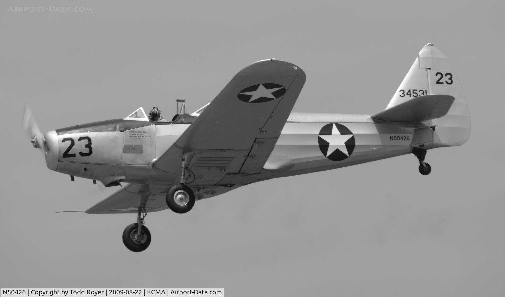 N50426, 1943 Fairchild M-62A-3 Cornell II C/N T43-5197, CAMARILLO AIR SHOW 2009
