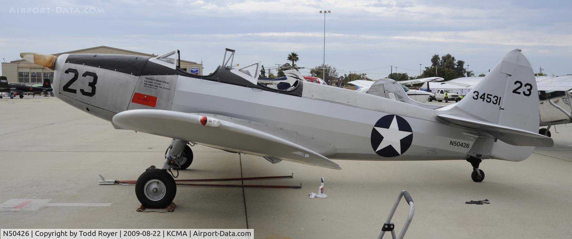 N50426, 1943 Fairchild M-62A-3 Cornell II C/N T43-5197, CAMARILLO AIR SHOW 2009