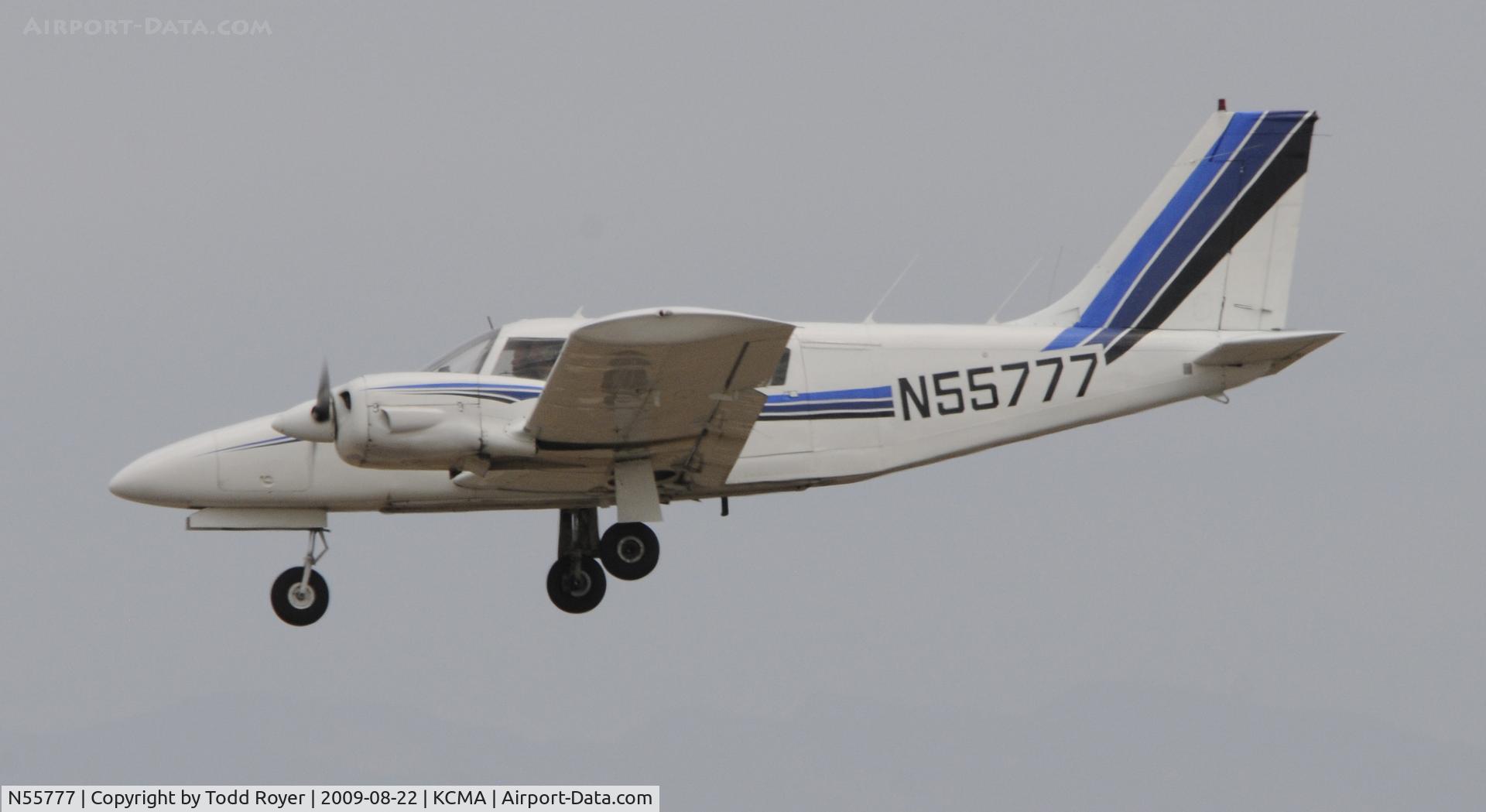 N55777, 1973 Piper PA-34-200 C/N 34-7350244, CAMARILLO AIR SHOW 2009