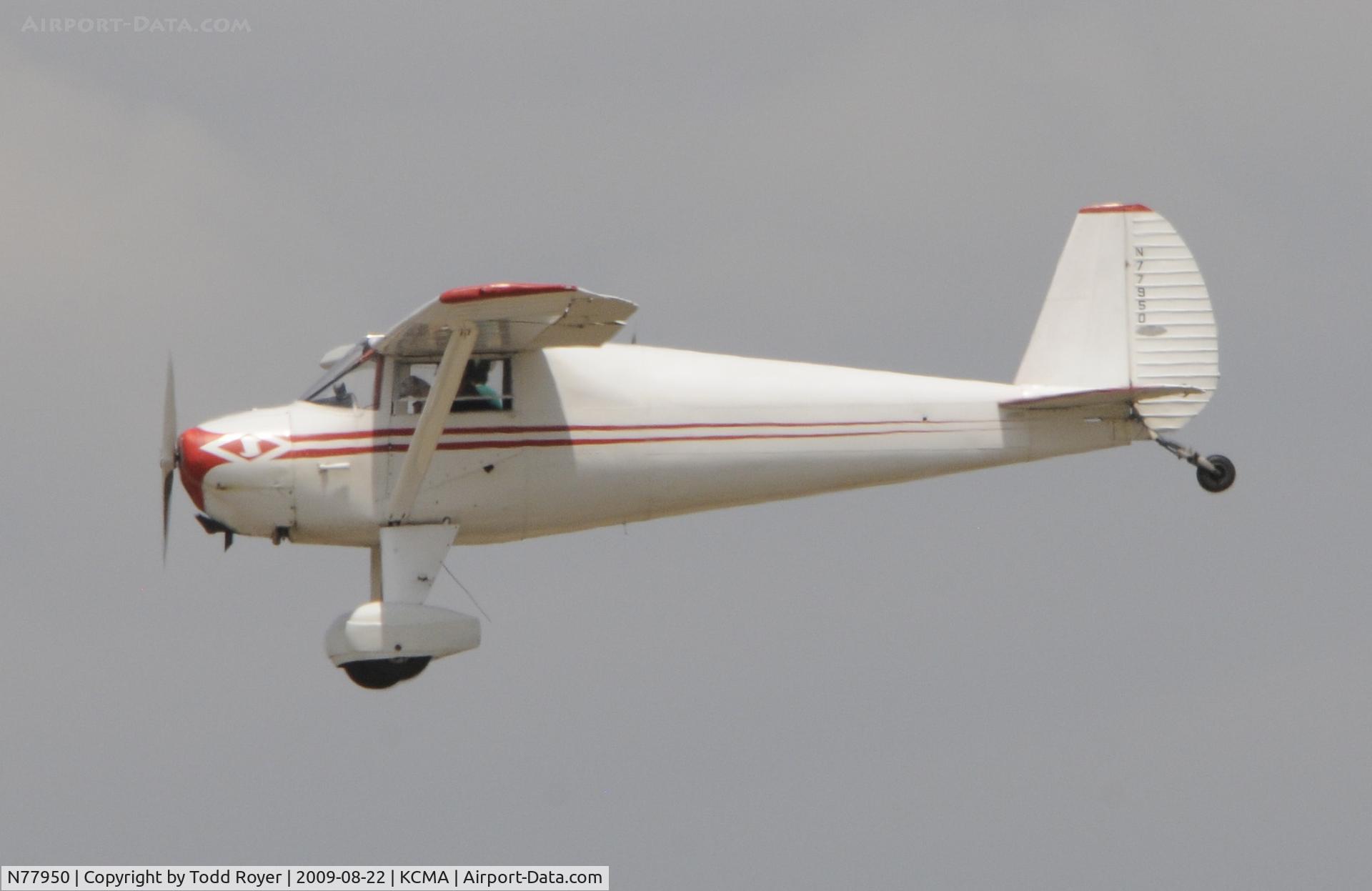 N77950, 1946 Luscombe 8A C/N 3677, CAMARILLO AIR SHOW 2009