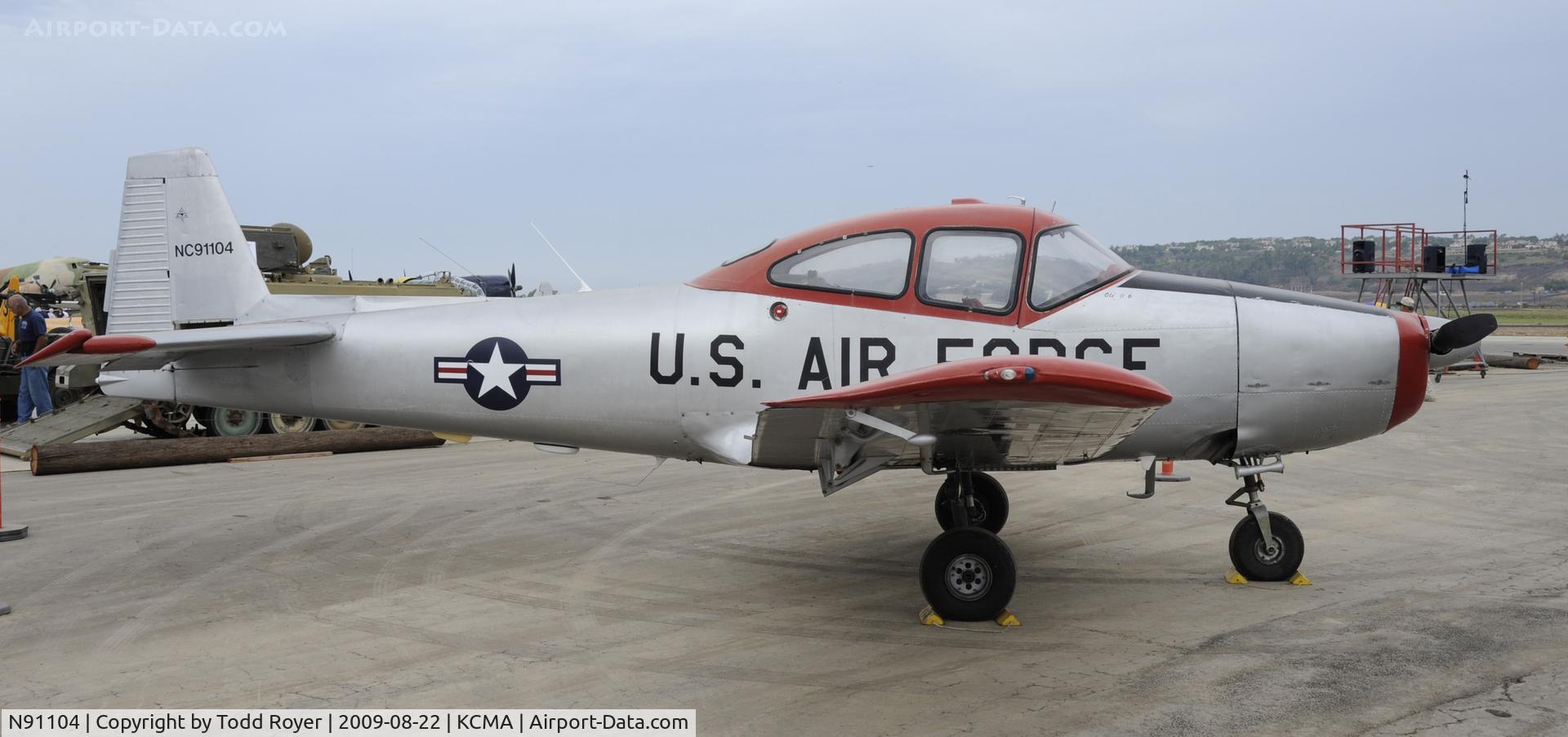 N91104, 1946 North American Navion C/N NAV-4-6, CAMARILLO AIR SHOW 2009