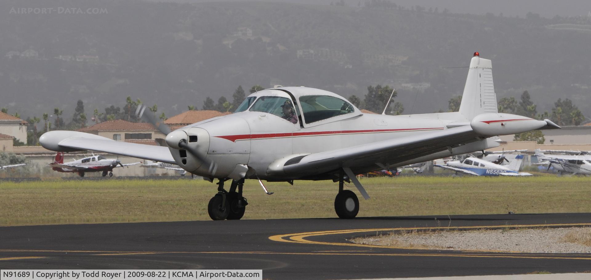 N91689, 1946 North American Navion (NA-145) C/N NAV-4-431, CAMARILLO AIR SHOW 2009