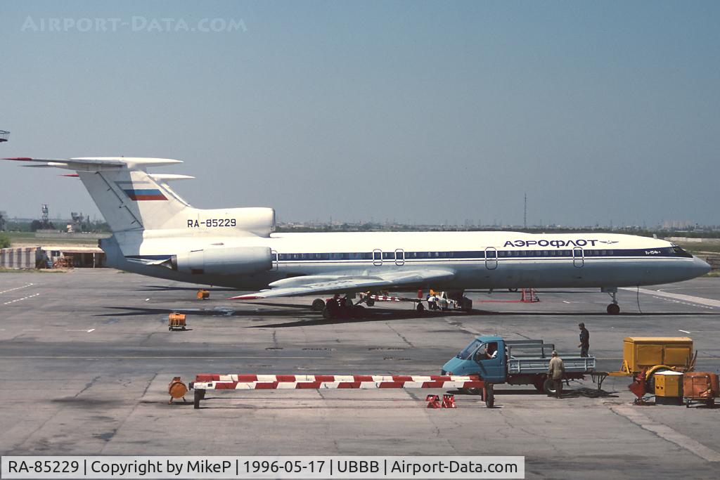 RA-85229, 1977 Tupolev Tu-154B-1 C/N 77A229, This frame was scrapped at St Petersburg.