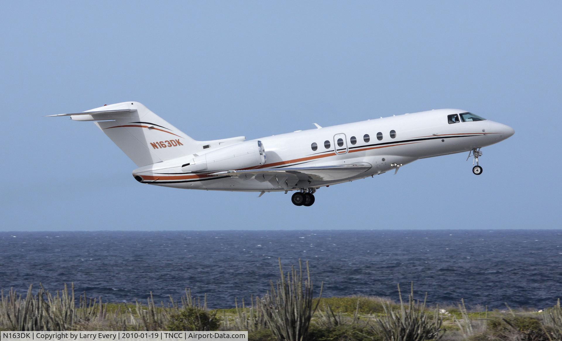 N163DK, 2008 Hawker Beechcraft 4000 C/N RC-19, Departure from TNCC!