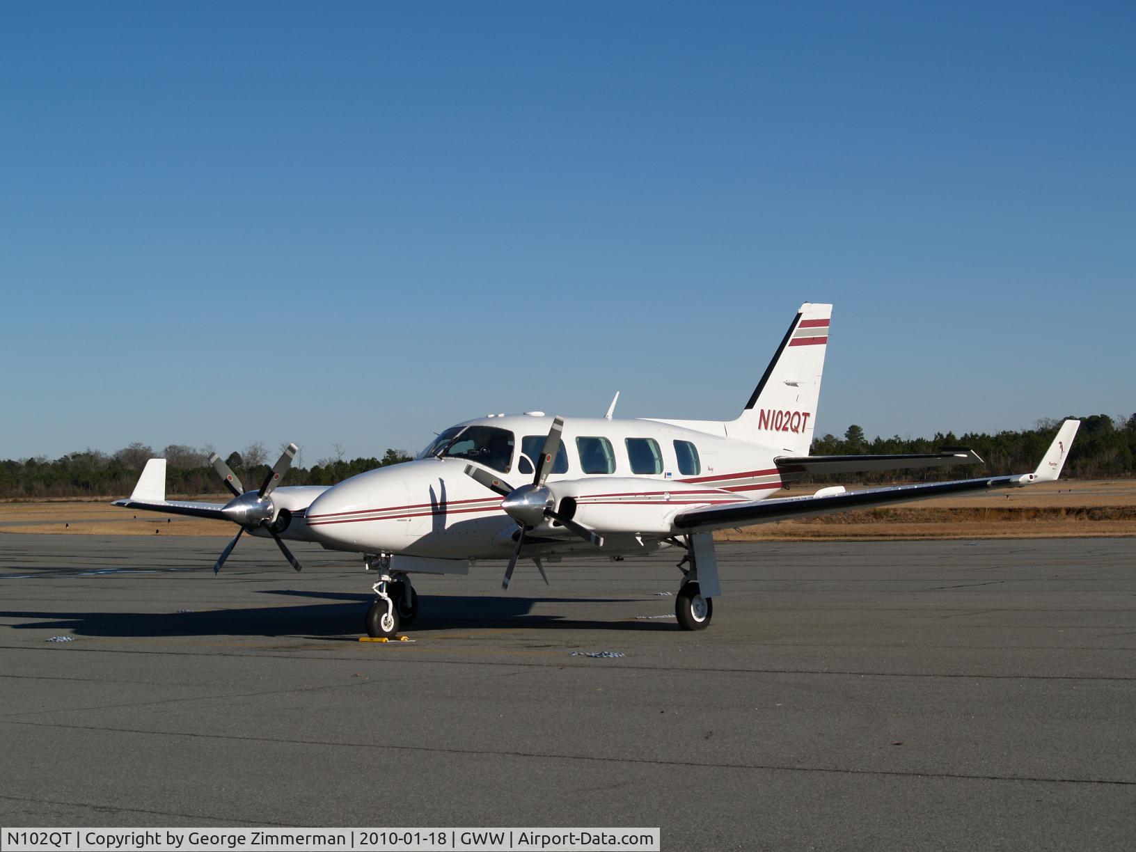 N102QT, 1982 Piper PA-31-325 Navajo C/R C/N 31-8212019, Parked on  tarmac @ GWW