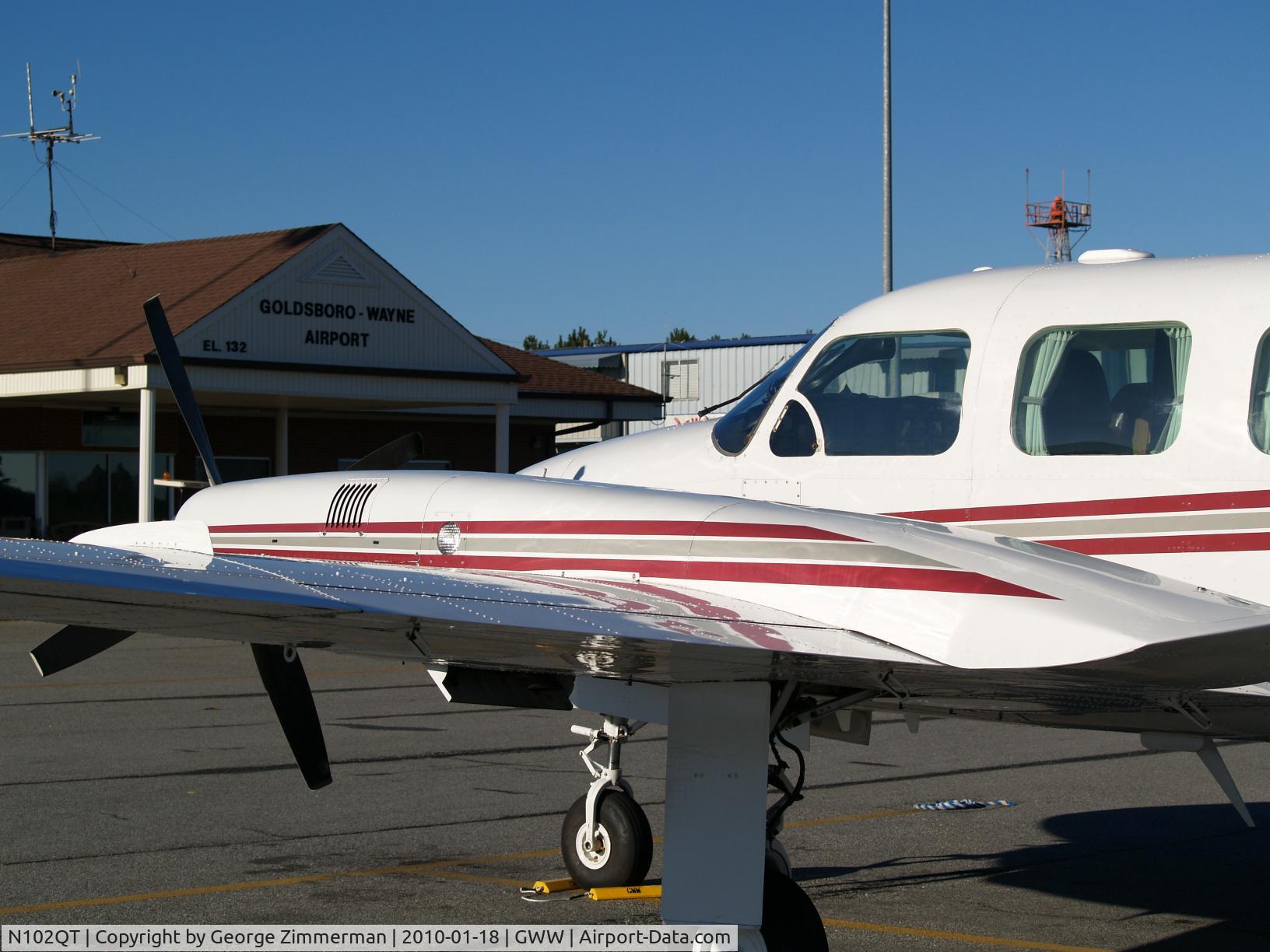 N102QT, 1982 Piper PA-31-325 Navajo C/R C/N 31-8212019, Parked on  tarmac @ GWW