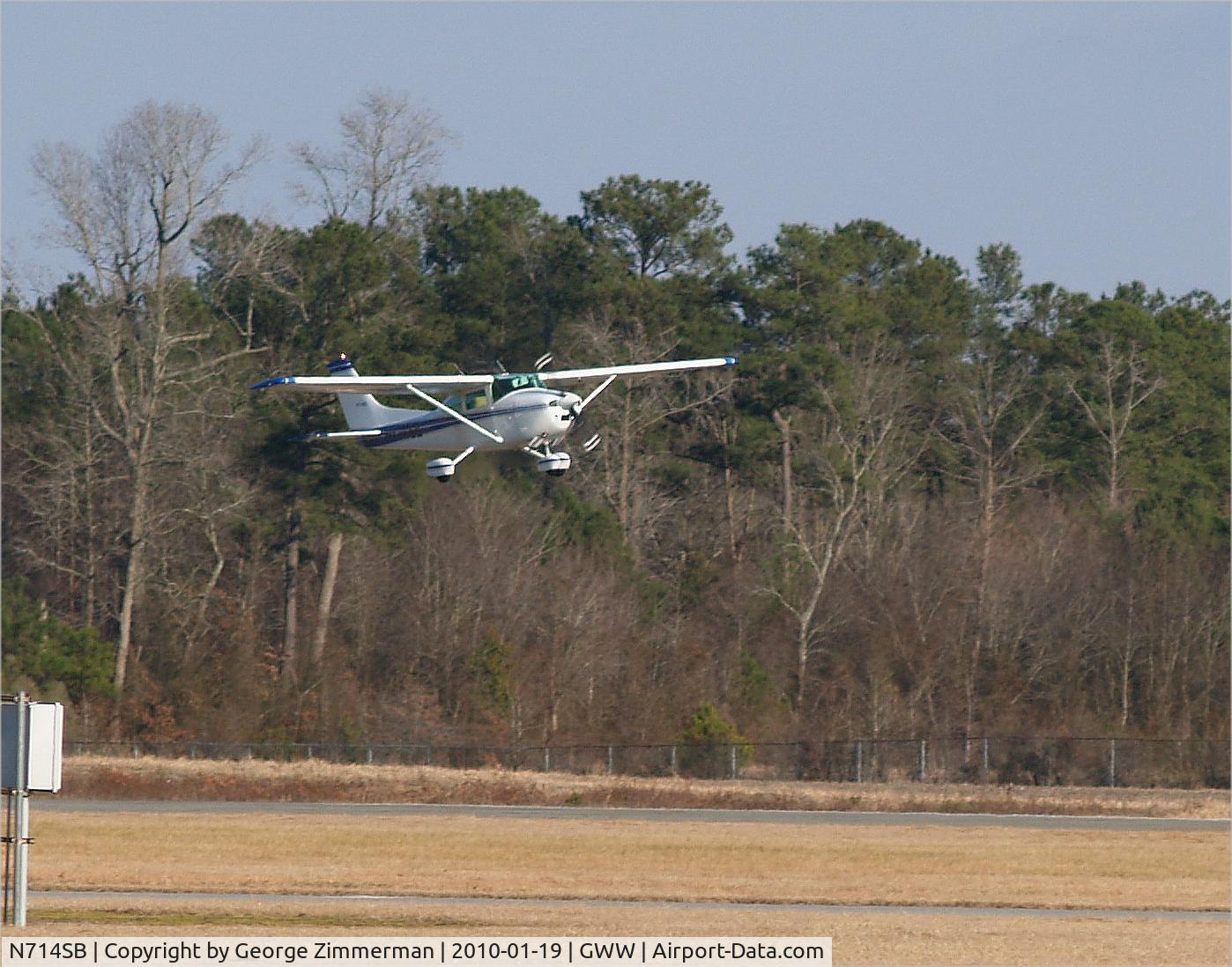 N714SB, 1973 Cessna 182P Skylane C/N 18261869, Departure Takeoff