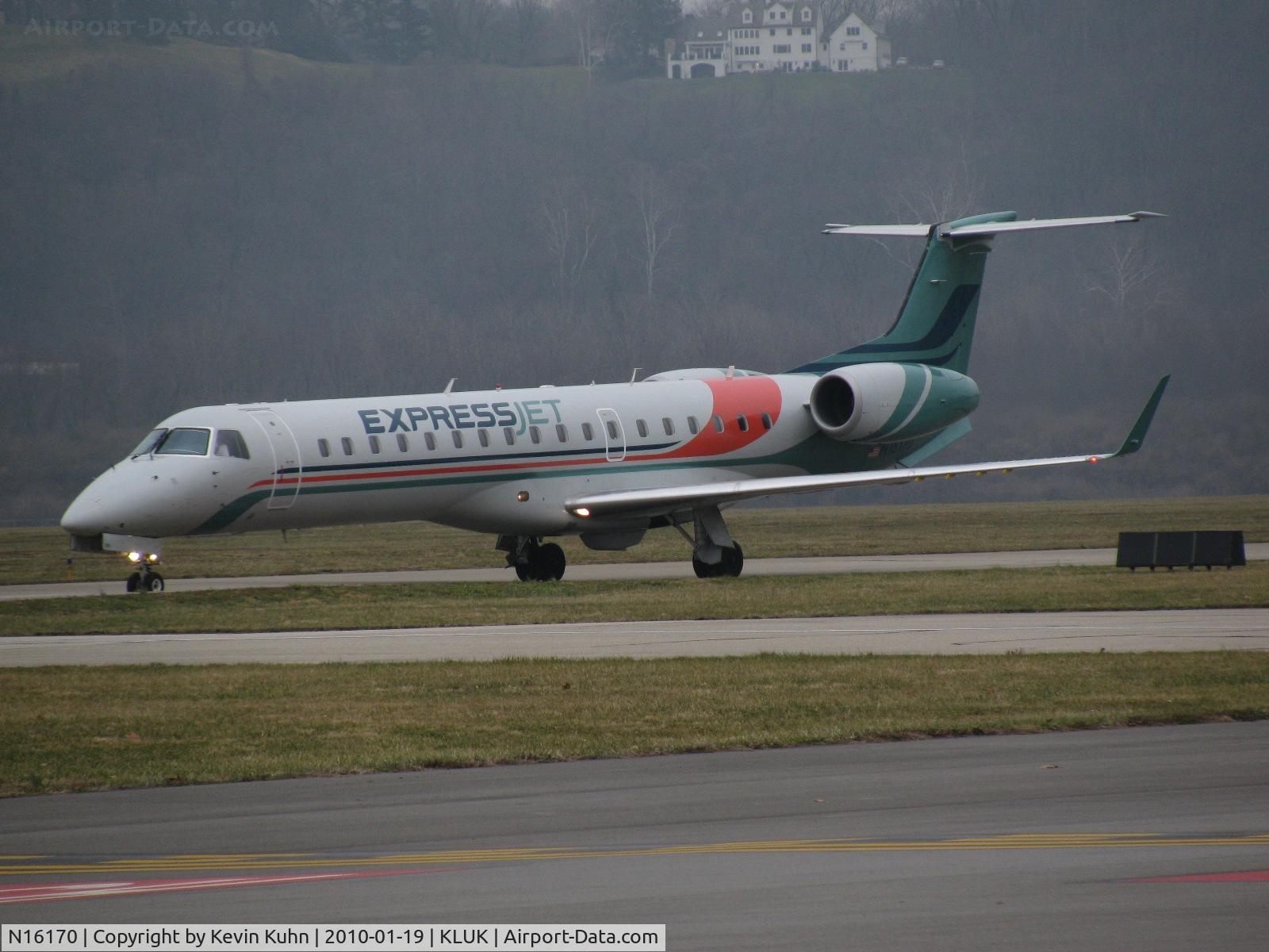 N16170, 2004 Embraer ERJ-145XR (EMB-145XR) C/N 14500850, BTA105 charter flight arriving. First time I've been able to catch one passing by my favorite spot.