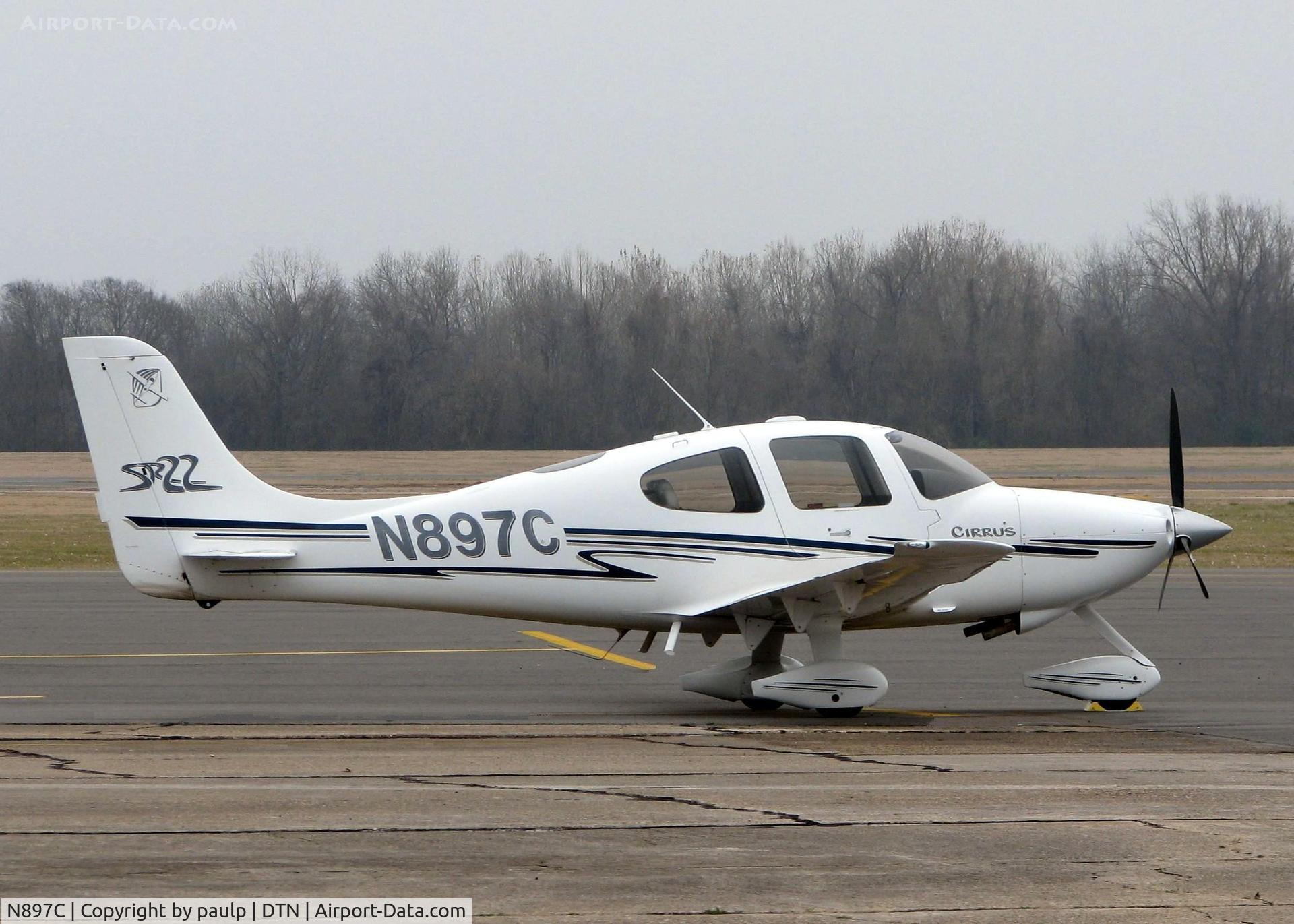 N897C, 2003 Cirrus SR22 C/N 0447, At Downtown Shreveport.