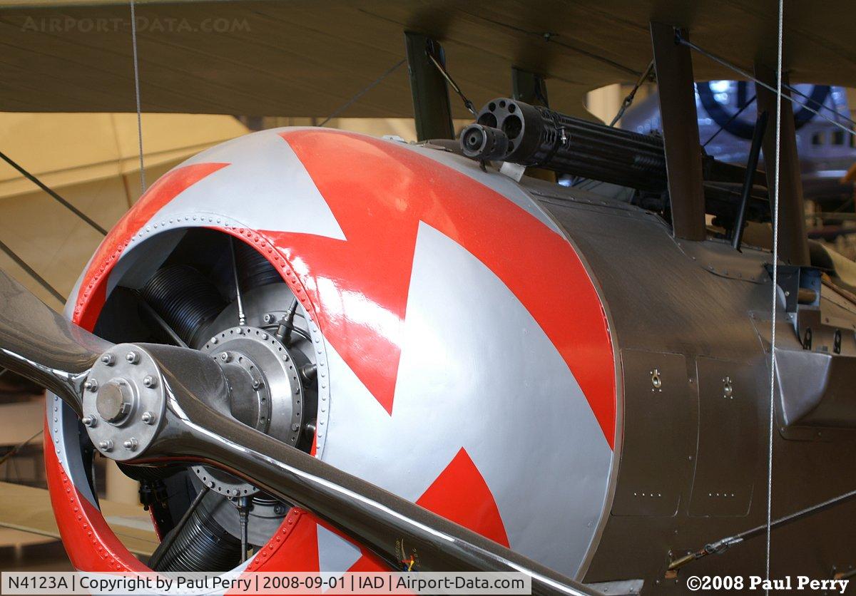 N4123A, 1918 Nieuport 28 C.1 C/N 1918-1958E, Business end of the old girl