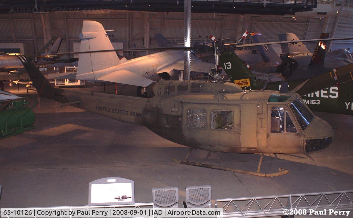 65-10126, 1965 Bell UH-1H Iroquois C/N 5170, UH-1 Slick on display