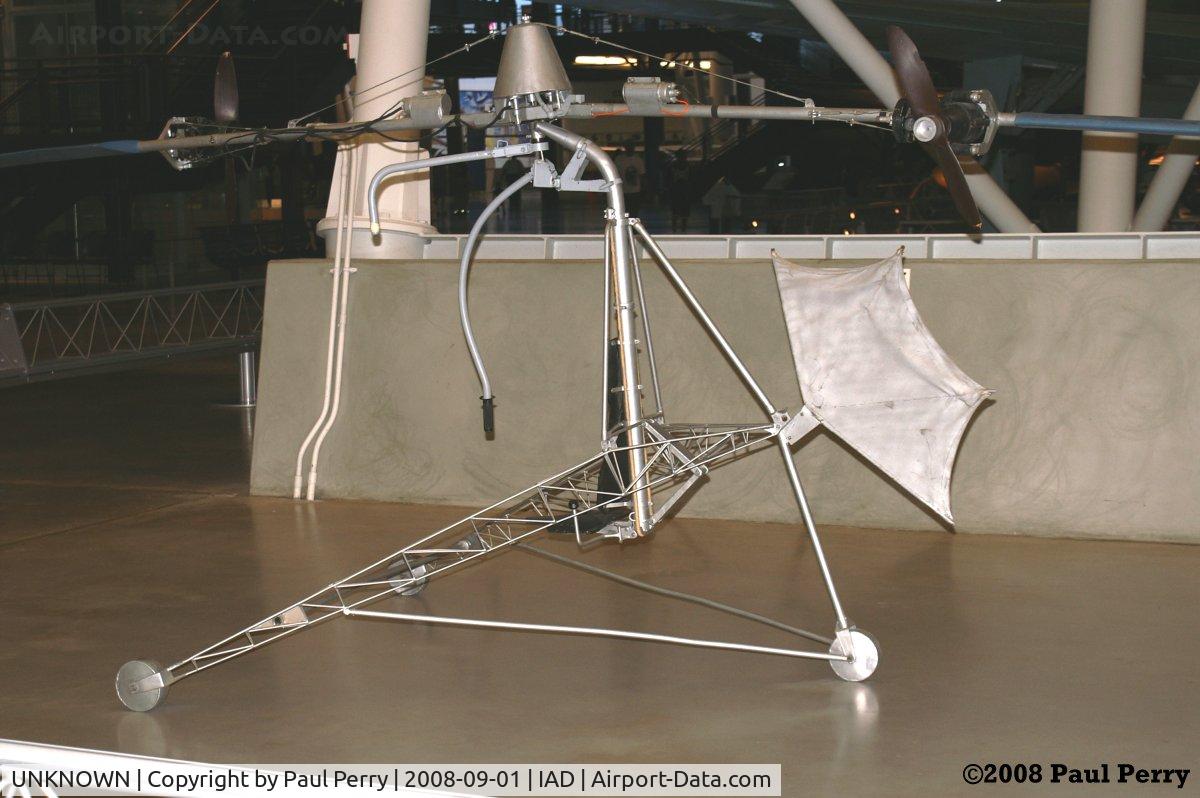 UNKNOWN, Helicopters Various C/N unknown, Everyone wants to fly free...early 'backpack helicopter'