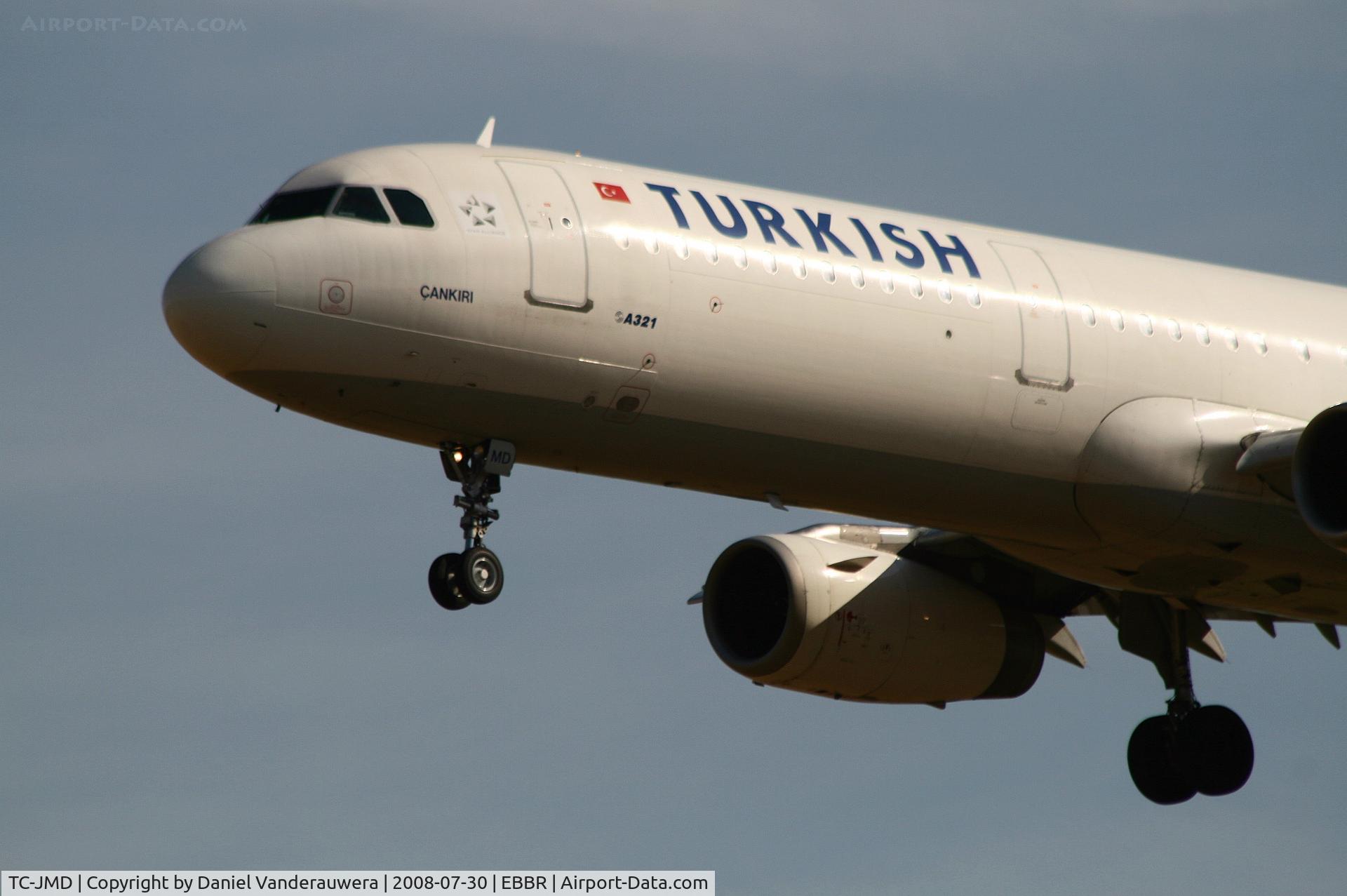 TC-JMD, 1998 Airbus A321-231 C/N 810, Arrival of flight TK1937  to RWY 25L