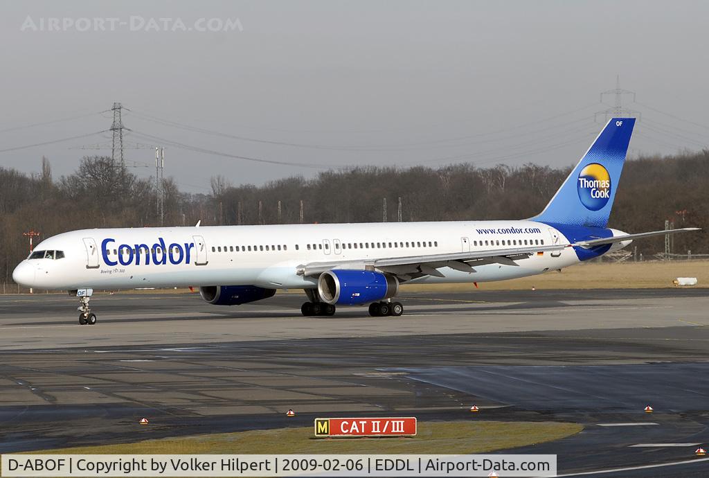 D-ABOF, 1999 Boeing 757-330 C/N 29013, still without winglets