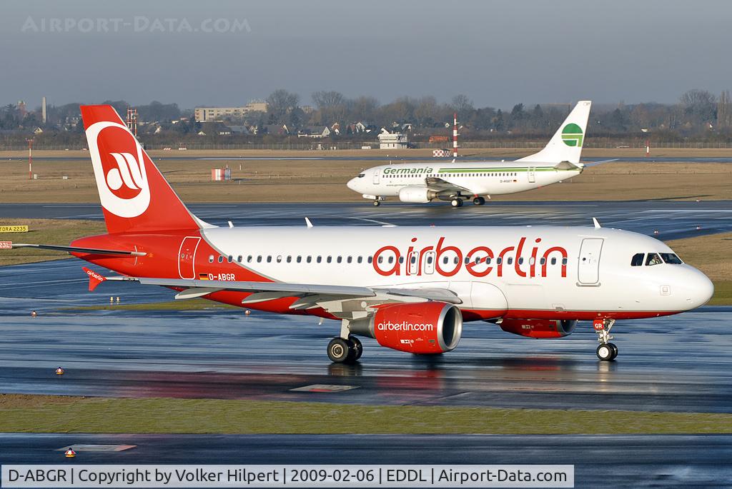 D-ABGR, 2008 Airbus A319-112 C/N 3704, at dus