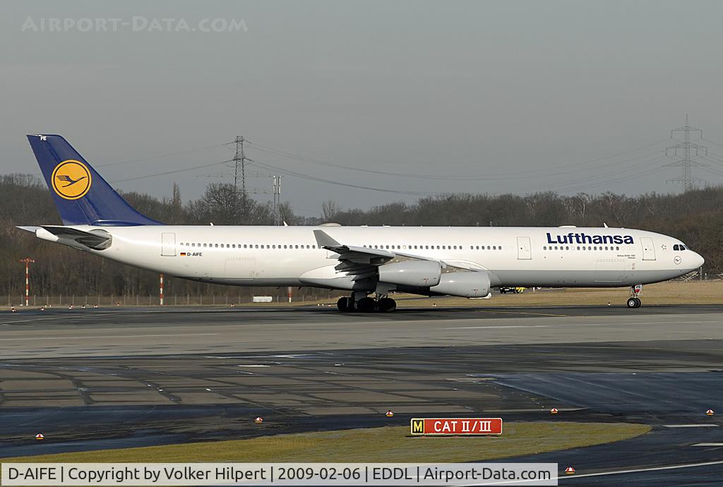 D-AIFE, 2001 Airbus A340-313X C/N 434, at dus