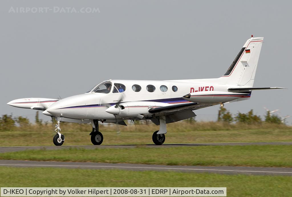 D-IKEO, Cessna 340 C/N 340-0527, at pir