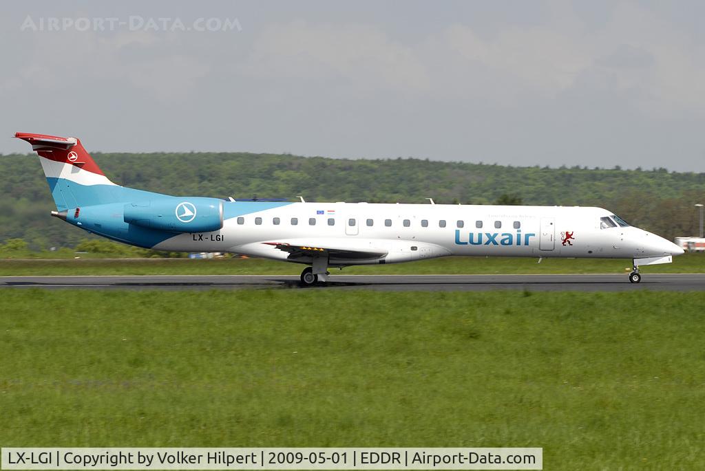 LX-LGI, 2000 Embraer EMB-145LU (ERJ-145LU) C/N 145369, at scn open day