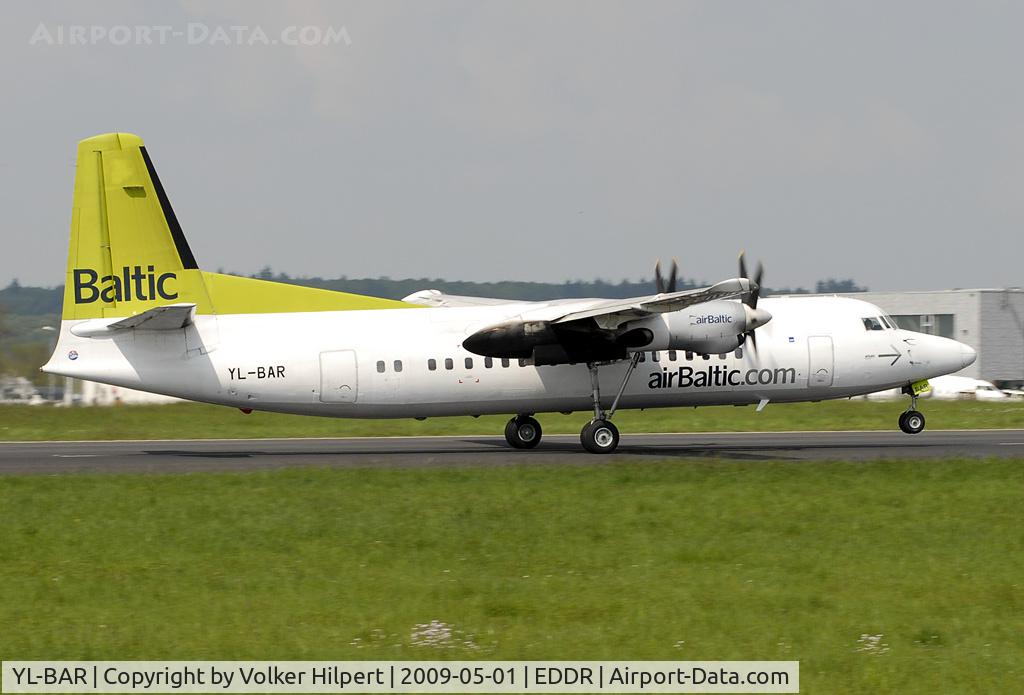 YL-BAR, 1989 Fokker 50 C/N 20149, Fokker 50