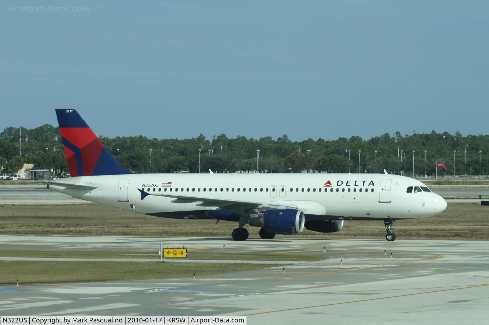 N322US, 1992 Airbus A320-211 C/N 263, Airbus A320