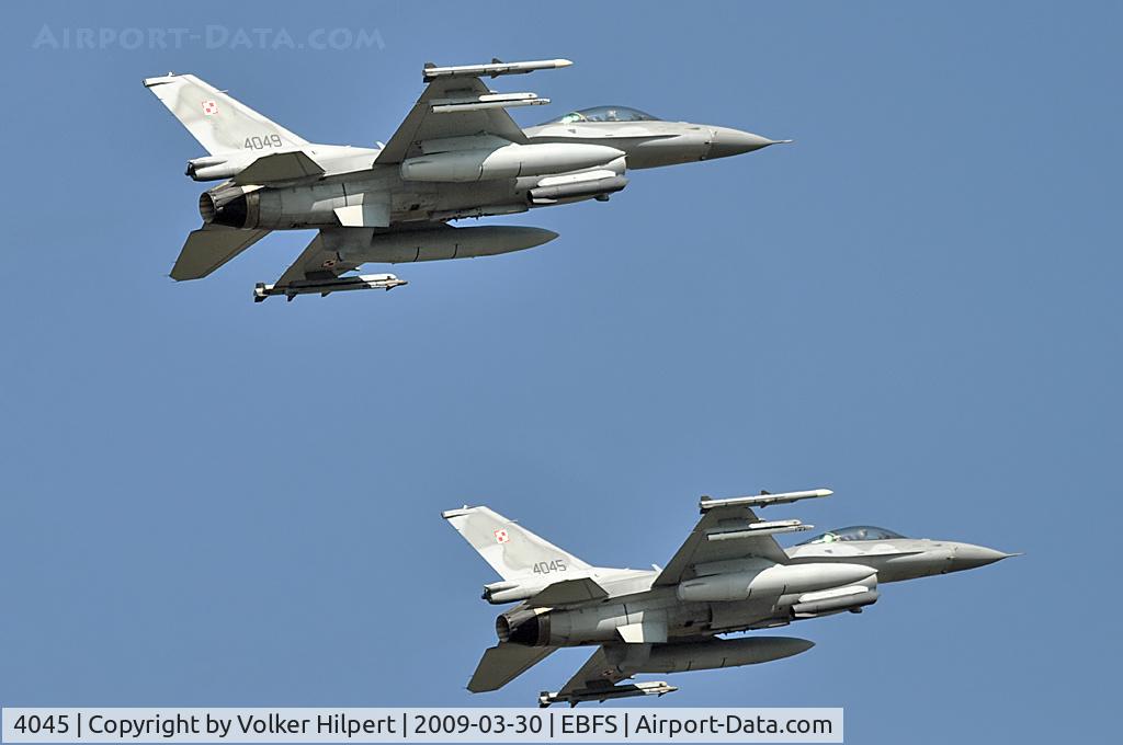 4045, Lockheed Martin F-16CJ Fighting Falcon C/N JC-6, F-16 at Florennes TLP 03-09