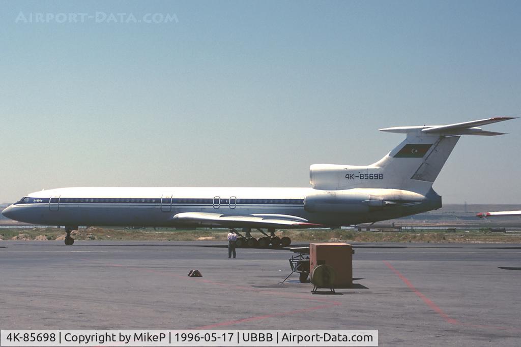 4K-85698, 1991 Tupolev Tu-154M C/N 91A871, Sadly this aircraft crashed into the Sefid Kouh Mountains in Iran in February 2002.