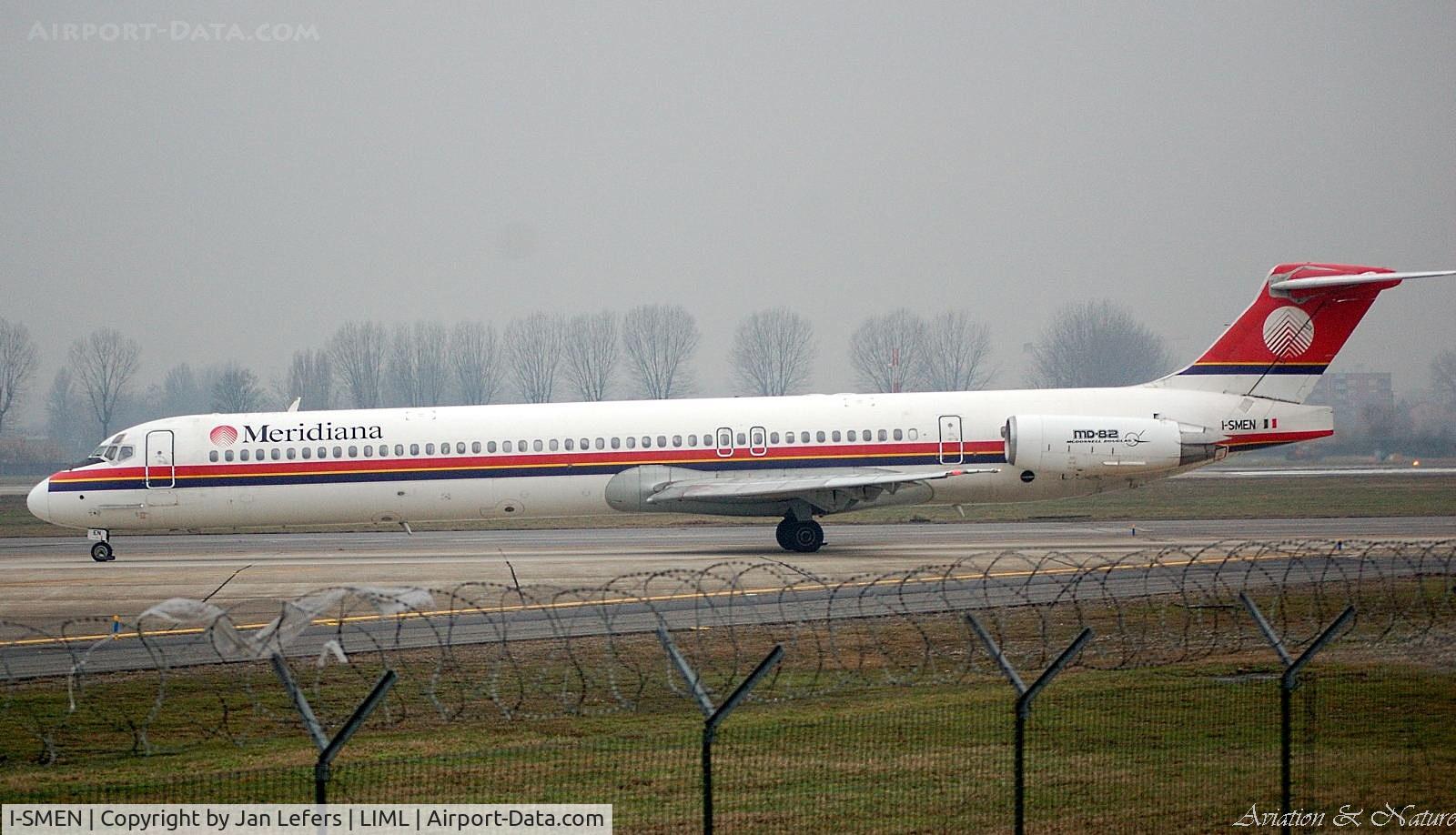 I-SMEN, 1990 McDonnell Douglas MD-83 (DC-9-83) C/N 53013, McDonnel Douglass MD-83
