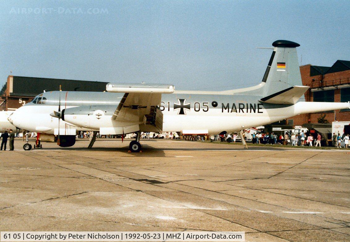 61 05, Breguet 1150 Atlantic C/N 10, Atlantic of MFG-3 in the static display at the 1992 Mildenhall Air Fete.