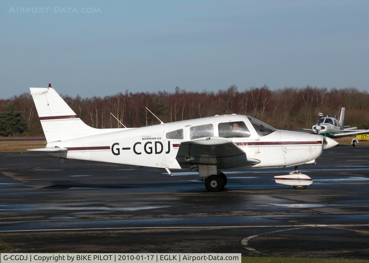 G-CGDJ, 1981 Piper PA-28-161 Cherokee Warrior II C/N 28-8116256, LOCAL A/C