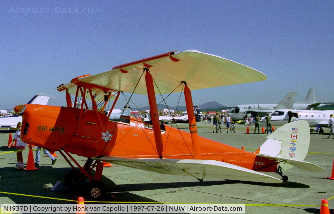 N1937D, 1937 De Havilland DH-82A Tiger Moth II C/N 3621, Tiger Moth at NAS Whidbey Island,Washington, USA