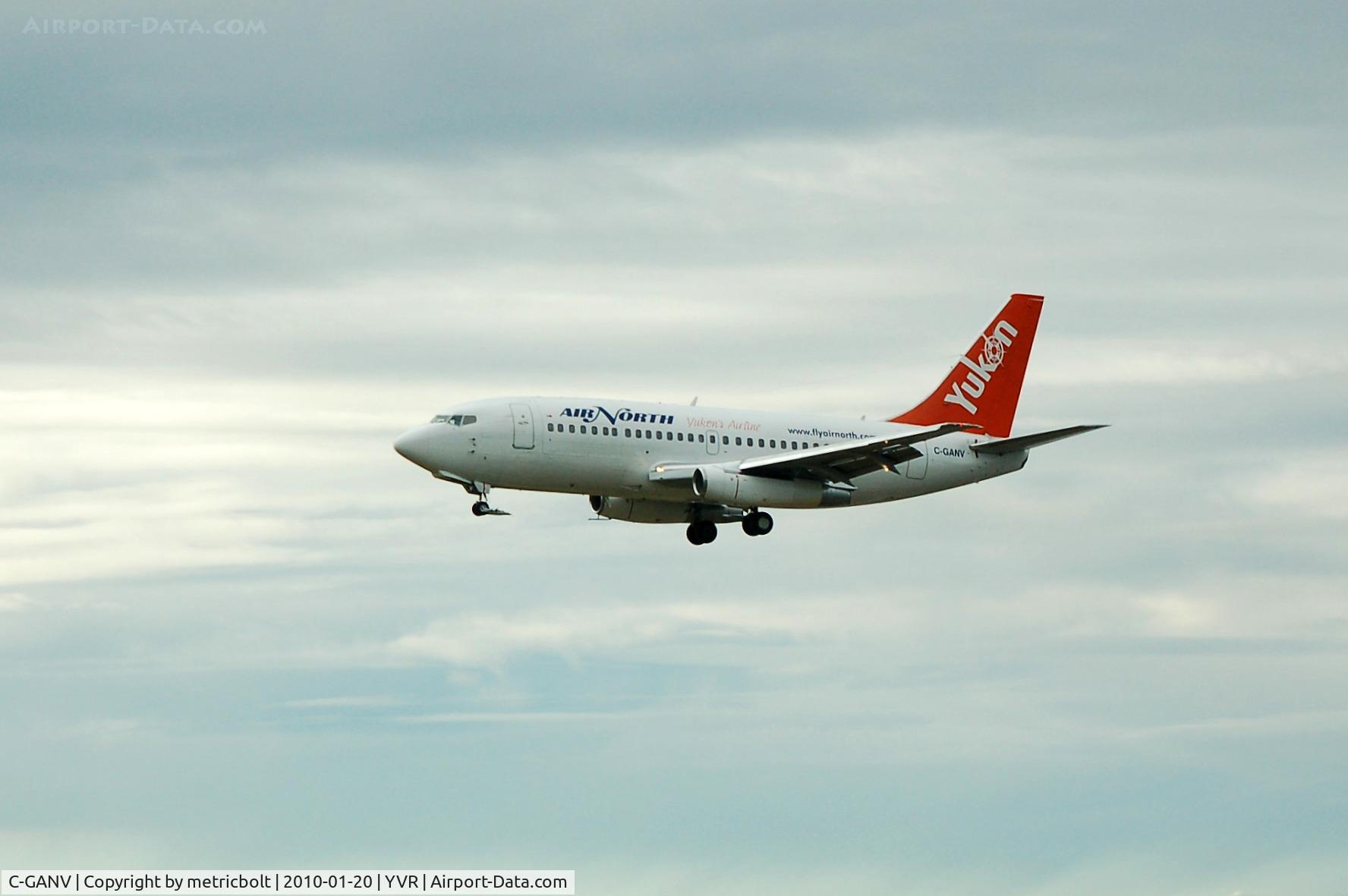 C-GANV, 1984 Boeing 737-2X6C C/N 23122, Landing at YVR