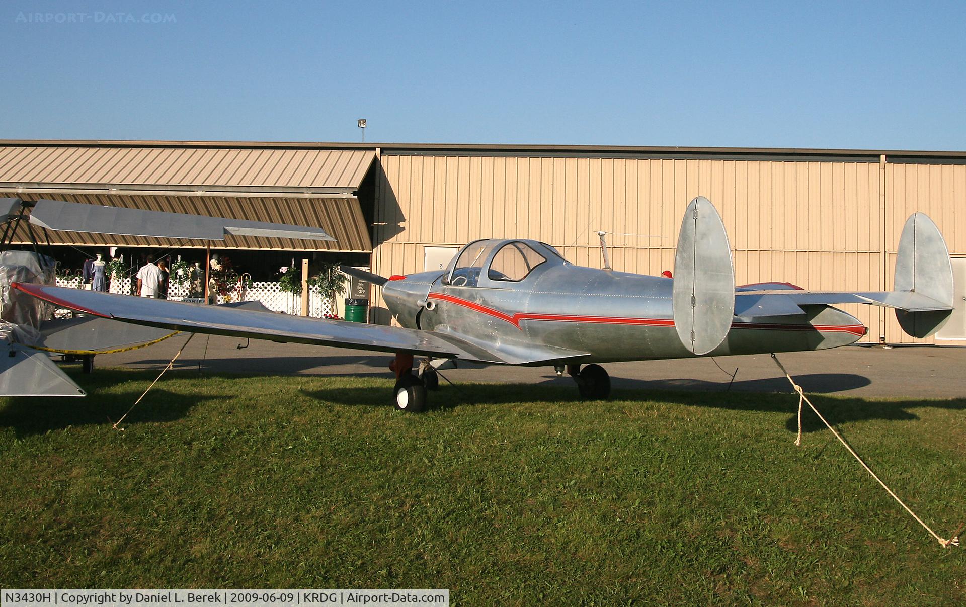 N3430H, 1946 Erco 415G Ercoupe C/N 4055, This post-War classic is part of the Mid Atlantic Air Museum collection.