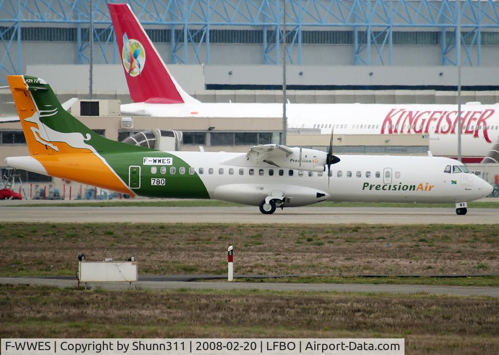 F-WWES, 2008 ATR 72-212A C/N 780, C/n 0780 - To be 5H-PWA