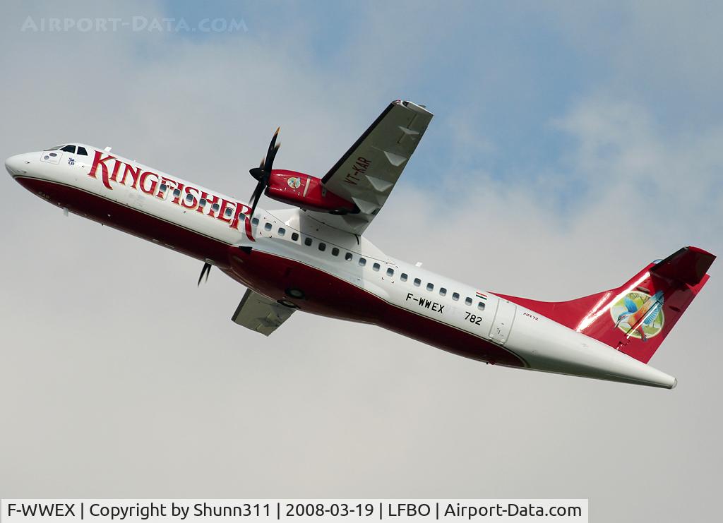 F-WWEX, 2008 ATR 72-212A C/N 782, C/n 782 - To be VT-KAR
