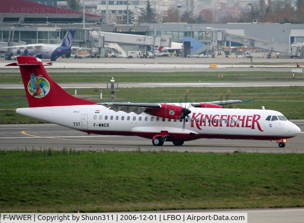 F-WWER, 2006 ATR 72-212A C/N 737, C/n 737 - To be VT-KAE